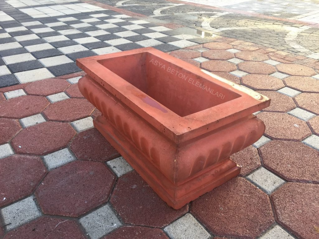 Şeritli Dikdörtgen Desenli